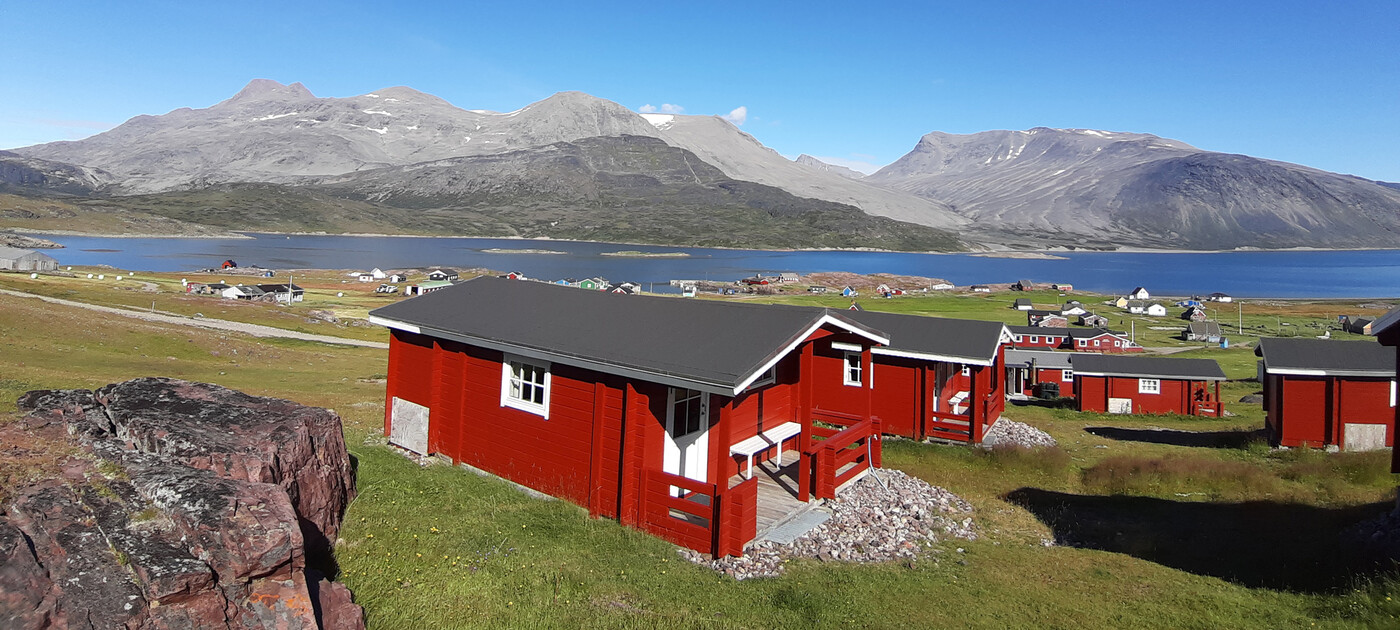 Igaliku Lodges i Sydgrønland