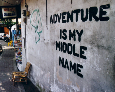 Adventure is my middle name