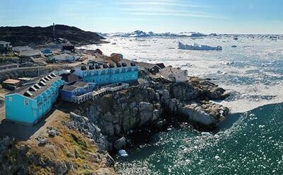 Hotel Icefiord med udsigt til isfjorden