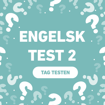 Engelsk test 2