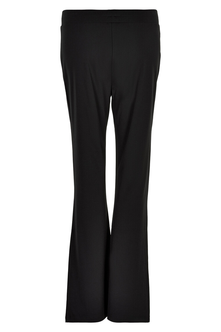 Buy FOREVER 21 Women Black Printed Bootcut Trousers - Trousers for Women  4330592 | Myntra