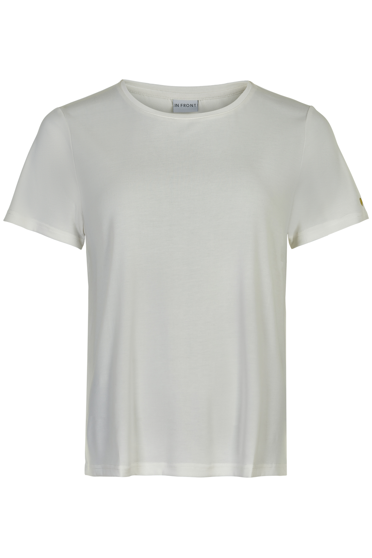 IN FRONT Nina T-shirt, Farve: White, Størrelse: XL, Dame