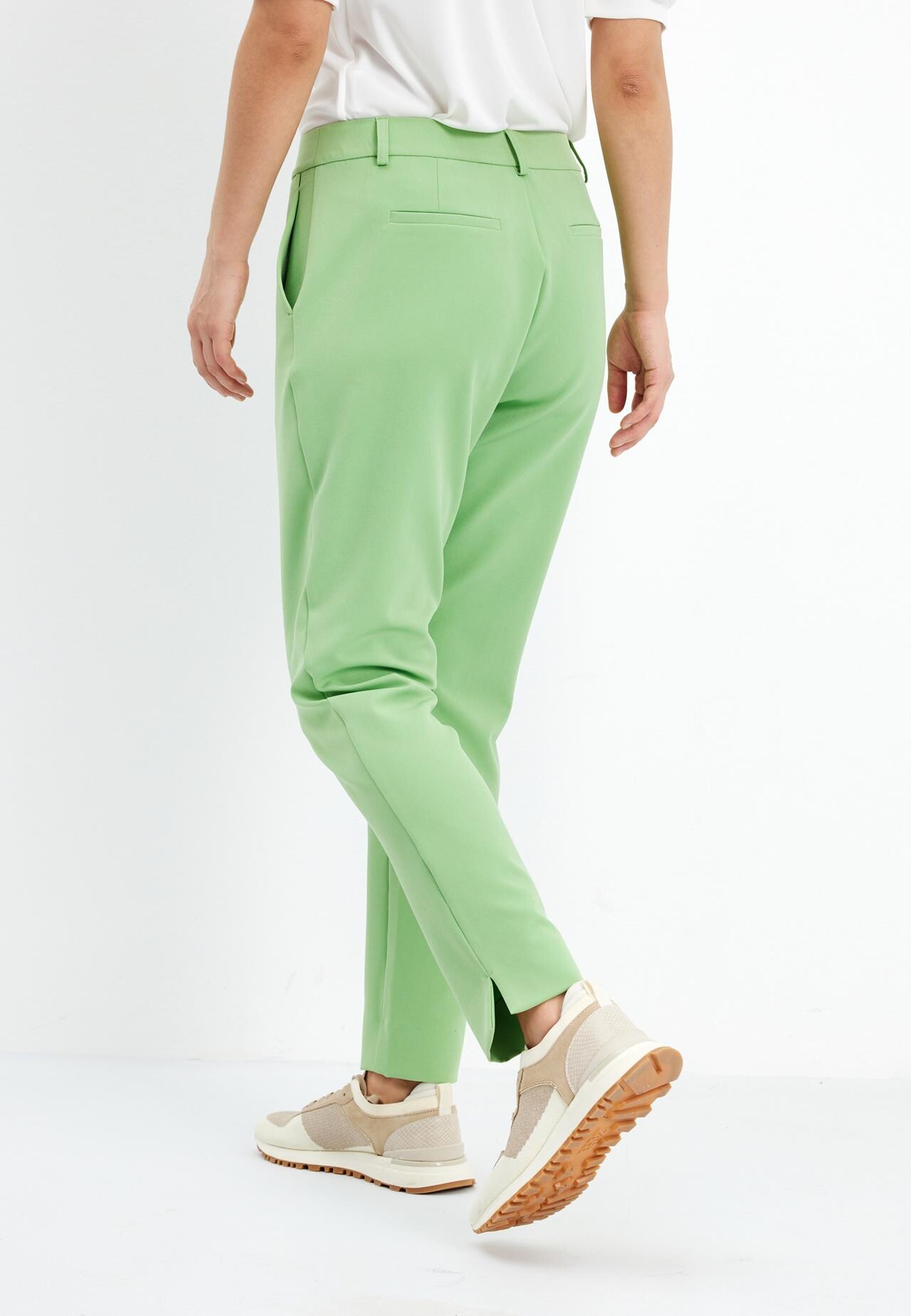 Chino trousers, bright green | Marella