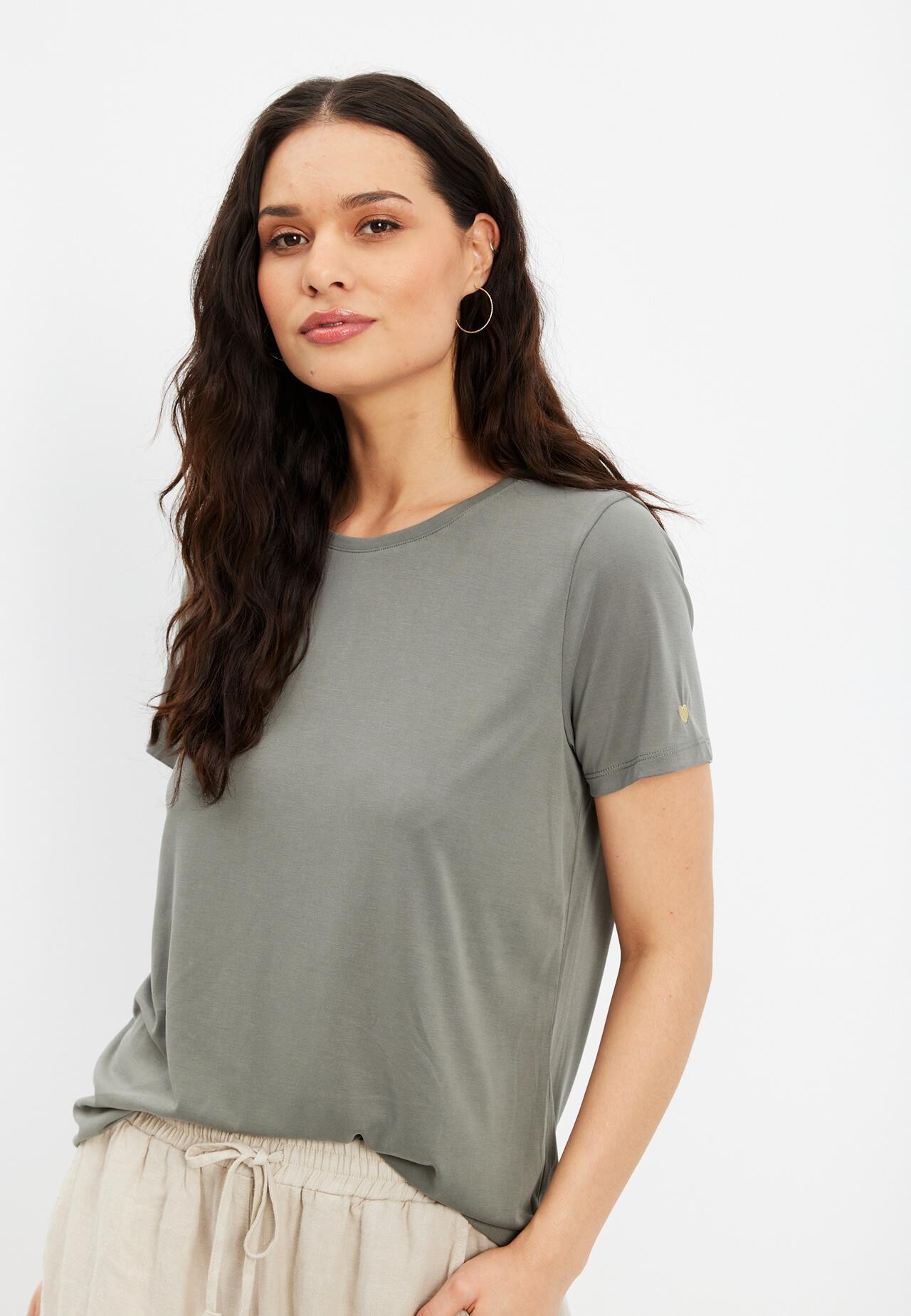 IN FRONT NINA T-SHIRT 14312 660 (Khaki Green 660)