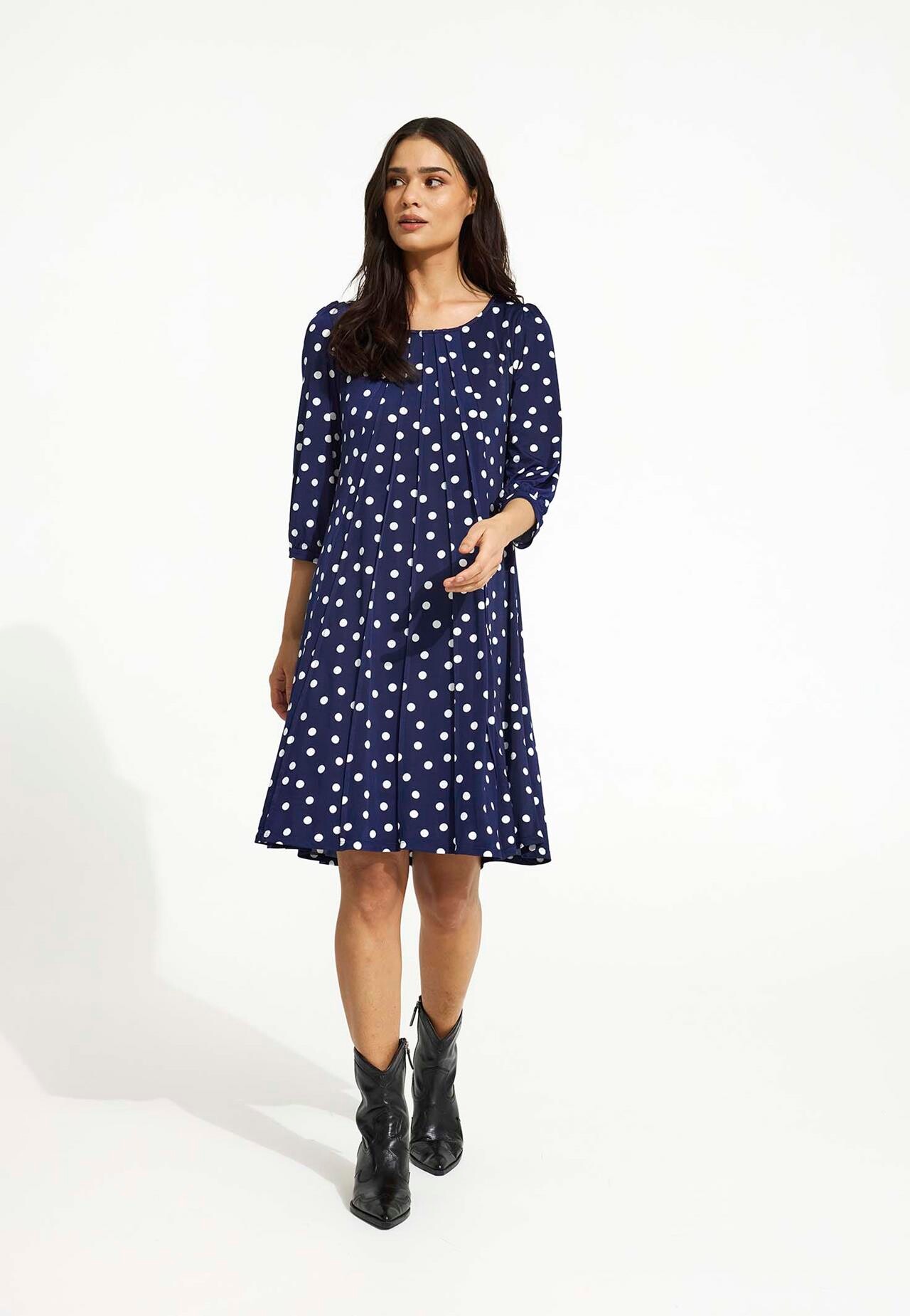 IN FRONT LUCETTE DRESS 16571 590 (Dark Blue 590)