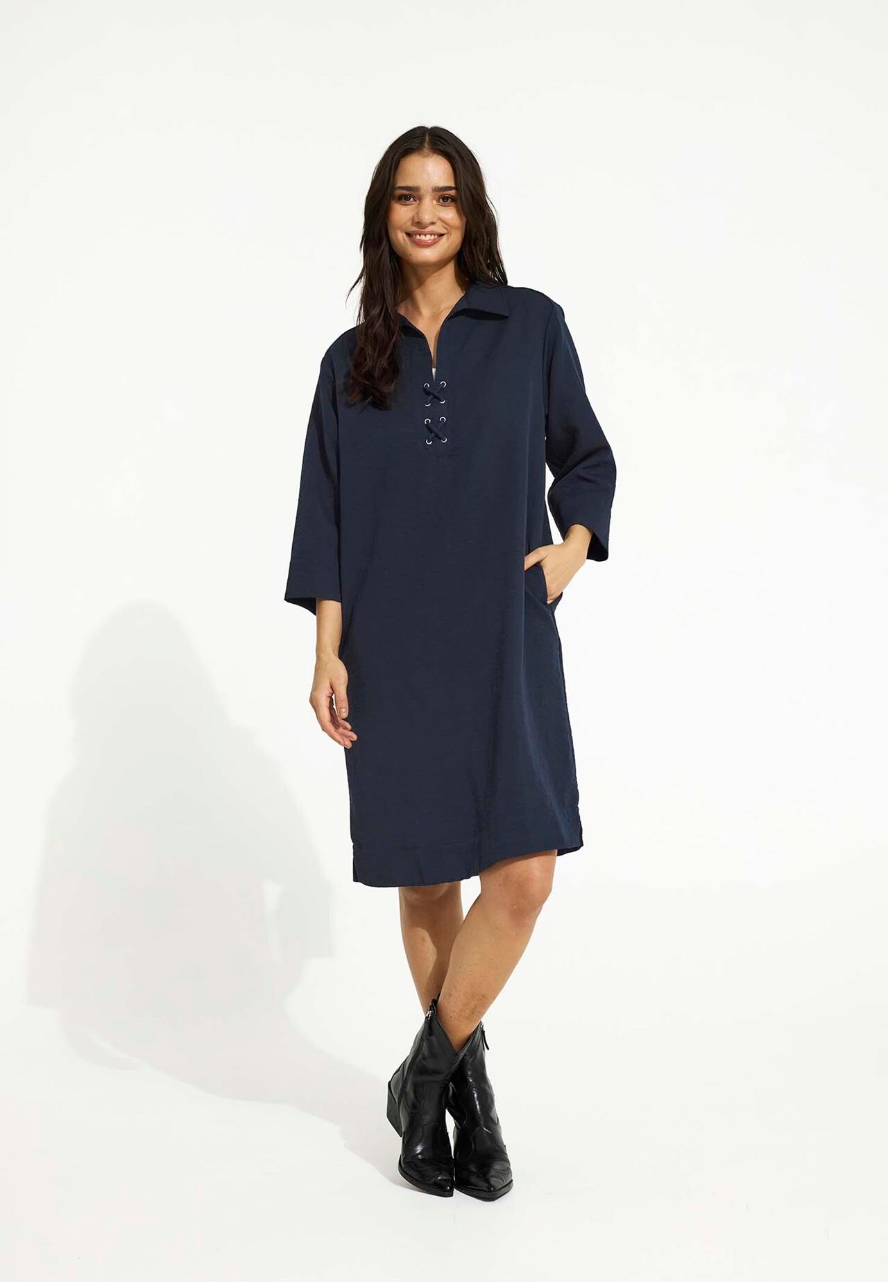 IN FRONT BEA DRESS 16558 591 (Navy 591)