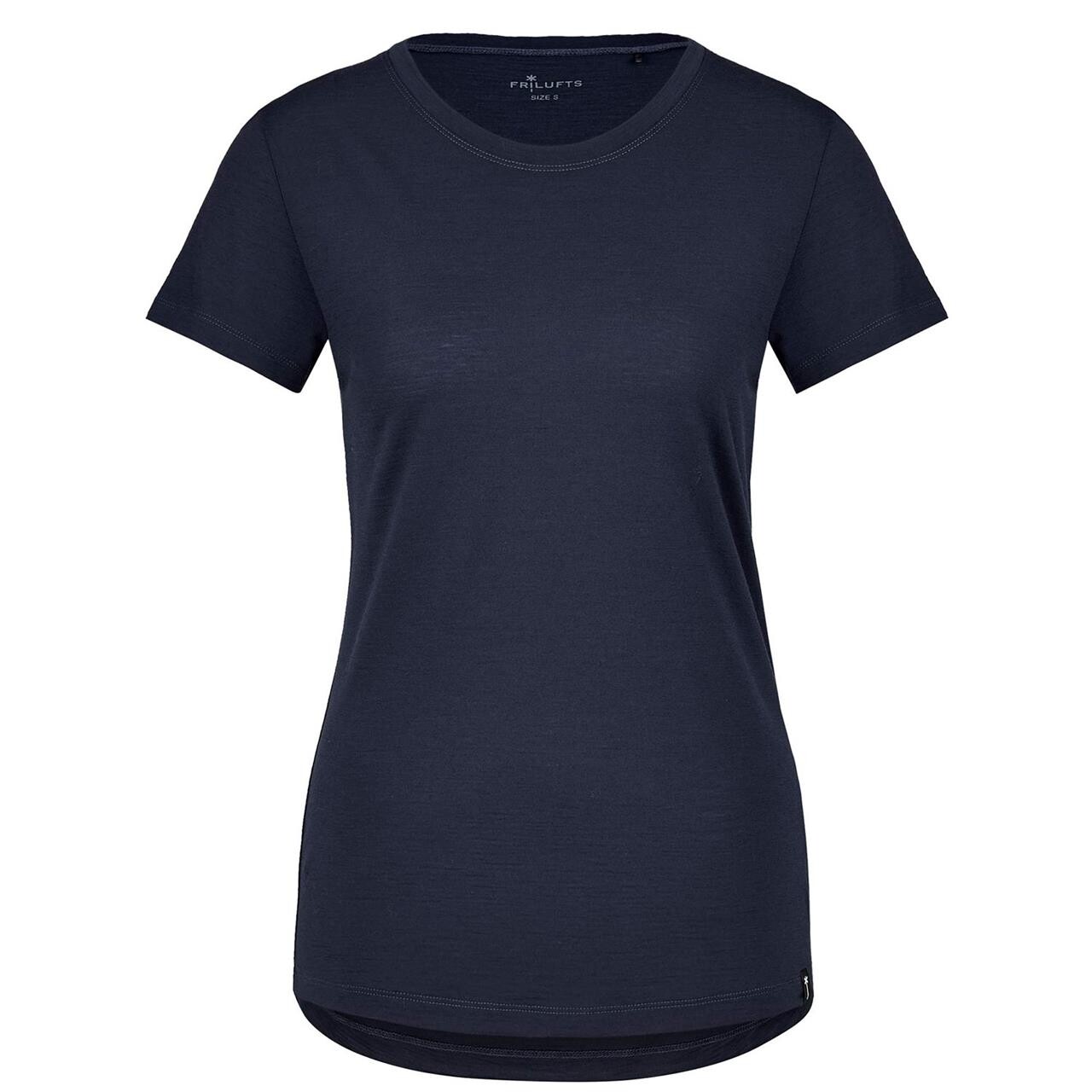 Se Frilufts Womens Waiho T-shirt (Blå (DARK SAPPHIRE) Medium) hos Friluftsland.dk