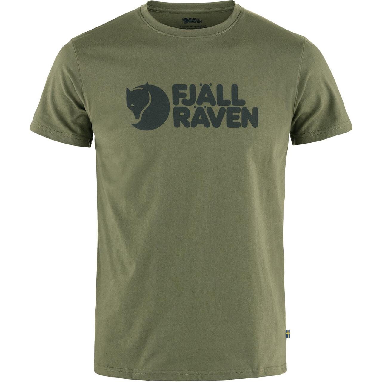 Fjällräven Mens Fjällräven Logo T-shirt (Grön (LAUREL GREEN/625) Small)