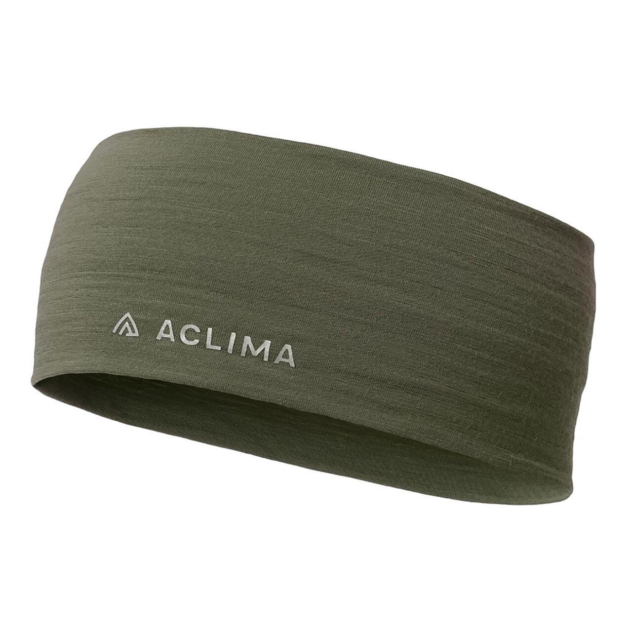 Se Aclima Lightwool Headband (Grøn (RANGER GREEN) Medium) hos Friluftsland.dk